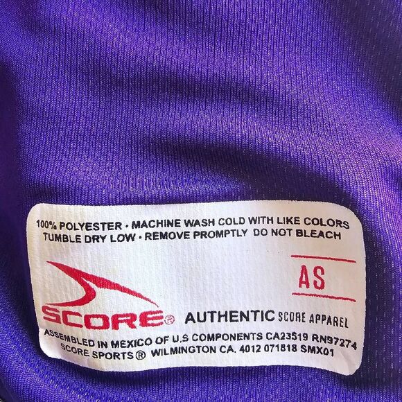 Score Authentic Apparel Los Angeles Lakers reversible jersey adult small - Picture 8 of 8